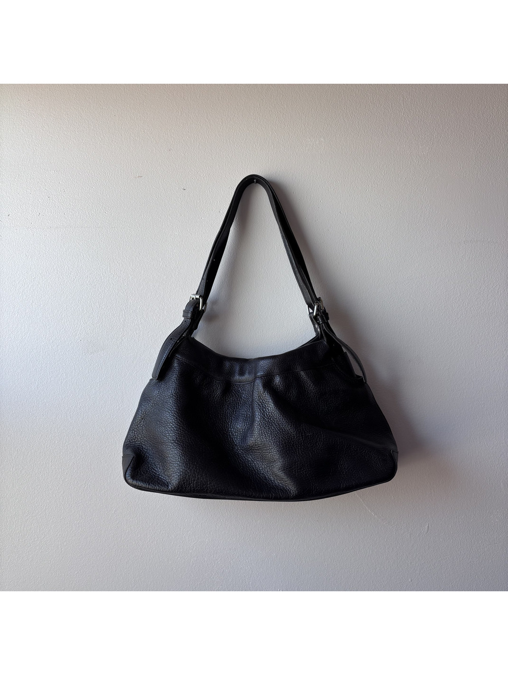 LOFT Genuine Leather Dark Brown Shoulder Bag